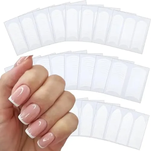 912 Pegatinas Francesas For Uñas, Manicura, Decoración De U