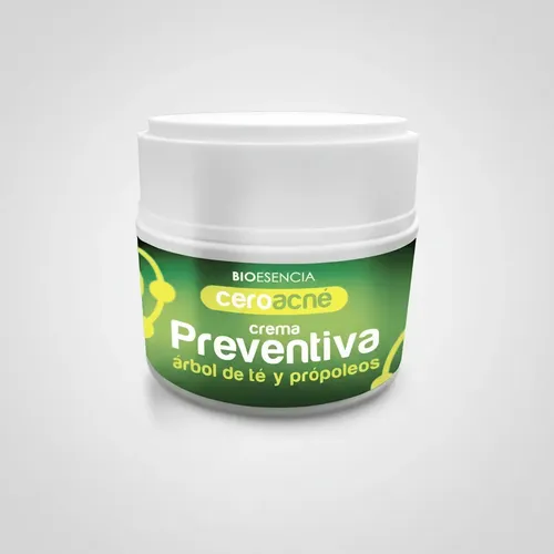 Crema Preventiva Arbol De Té Propóleo Cero Acné Tea Tree