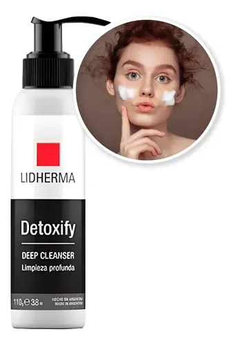 Jabón Gel De Limpieza Profunda Para Rostro Detoxify Lidherma