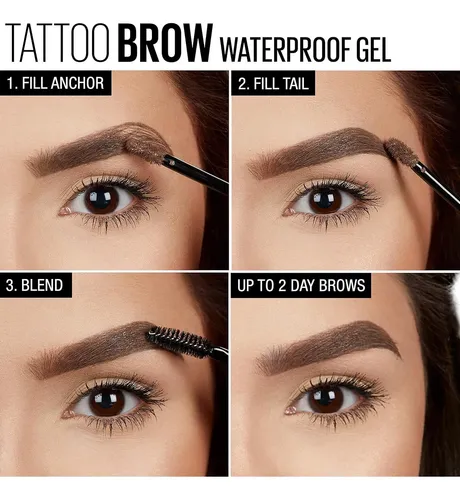 Gel De Cejas Resistente Al Agua Maybelline Tattoostudio