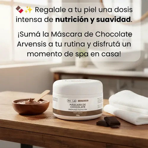Mascara De Chocolate Facial Nutrición Profunda Arvensis Full