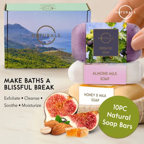Jabón Corporal O Naturals Set 10 Unidades Exfoliante Vegano