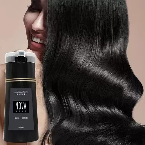 Shampoo Tintura Para Cabello Nova Hair 200 Ml