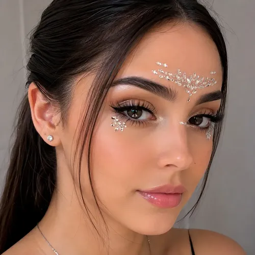 Gemas Strass X12 Autoadhesivas Cara Cuerpo Sticker Fiesta