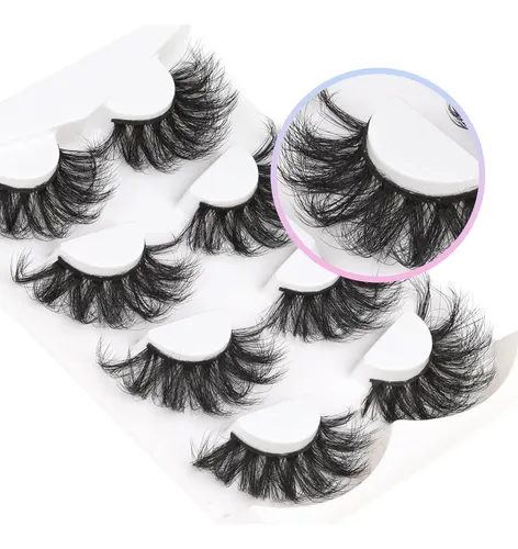 Pestañas Postizas 3d Losha Fluffy Lashes-04