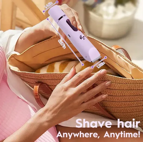 Afeitadora Antiarañazos Para Mujer, Portátil Y Universal