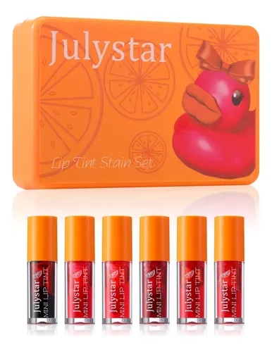 Set De 6 Tintes Líquidos De Labios En Colores Para Uso Diari