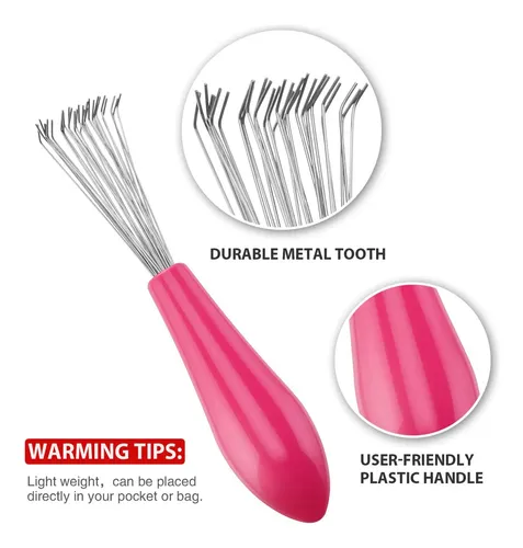 Herramienta De Limpieza De Cabello, 8 Piezas, Peine, Cepillo