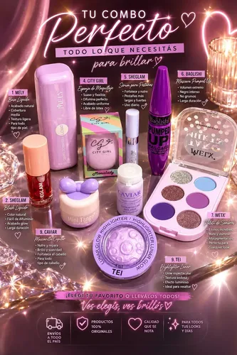 Set De Maquillajes Premiun 10 Productos