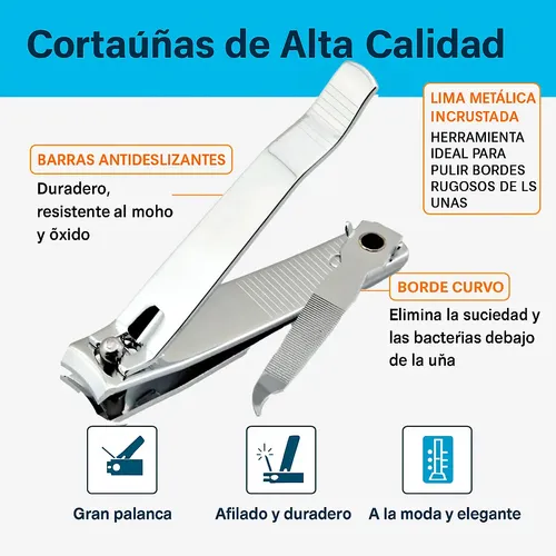 Caja X 12 Cortaúñas Trim Acero Calidad Reforzado Grandes