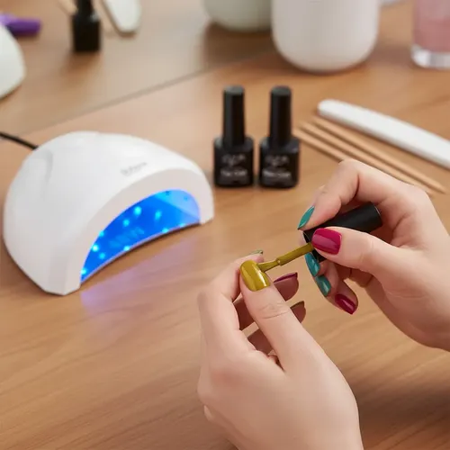 Kit Inicial Cabina 48w Manicura Gel Uñas Semipermanentes