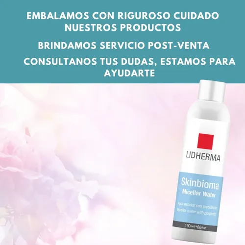 Agua Micelar Lidherma Skinbioma Limpieza Facial Piel Sensibl