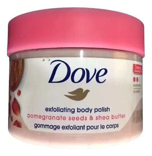Dove Exfoliante Semillas De Granada Y Manteca De Karité 298g