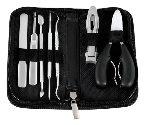 Kit Para Uñas Gadnic Acero Inoxidable Para Manicura Pedicura