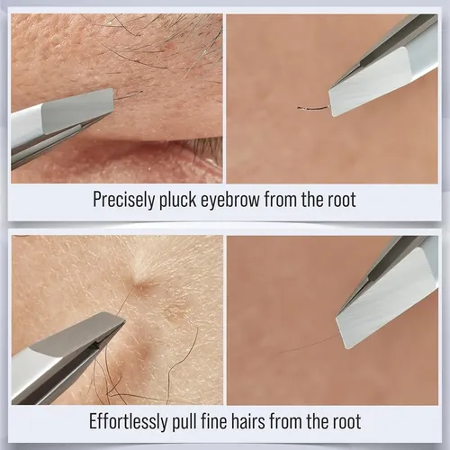 Pinza Profesional Acero Inoxidable Para Cejas Y Vello