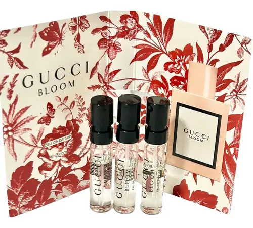 Eau De Parfum En Aerosol Edp Para Mujer Gucci Bloom, 1,5 Ml, Juego De 3