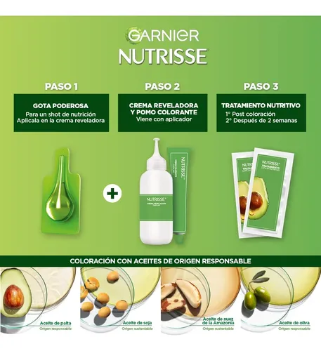 Tintura Permanente Nutrisse Coloríssimos Garnier Tono 121 Azahar