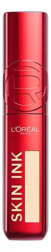 L’Oréal Paris Infallible Skin Ink Base de Maquillaje y Corrector 2 en 1, Acabado Mate, Larga Duración Hasta por 48h, Resistente a Transferencias, Tono 100