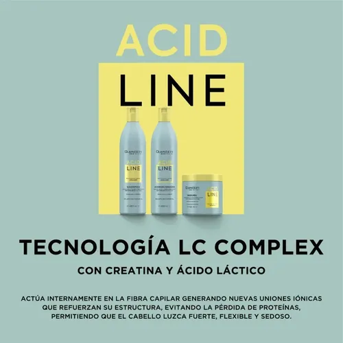 Shampoo Acidline Question 480ml Sin Parabenos Nutre Complex