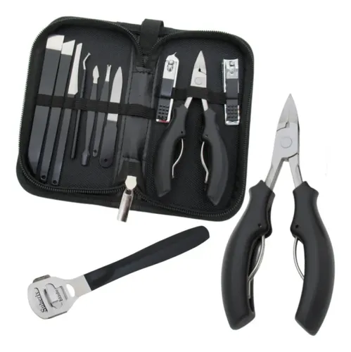 Kit De Alicates De Manicura Y Pedicura 11 Piezas Genérica