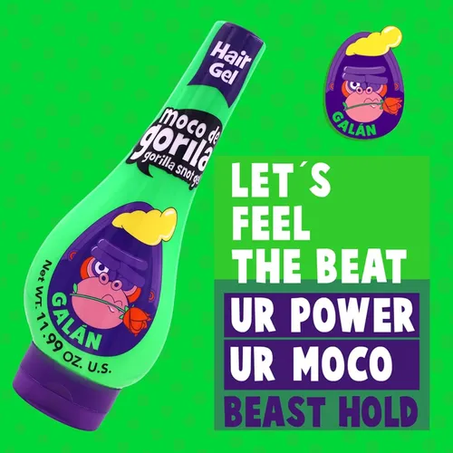 Pack 3 Gel Moco De Gorila Galán Fijación Extra-brillante