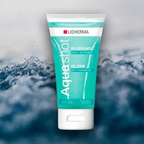 Gel Exfoliante Para Limpieza Facial Diaria Aquashot Lidherma