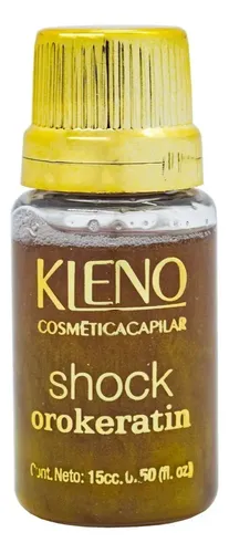 Ampolla Shock de Queratina Oro Líquido 24K Egyptian Gold Kleno x12 Uds