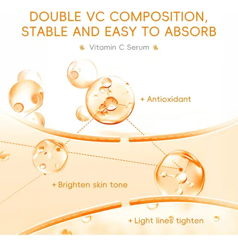 Set Facial Laikou Vitamina C Sérum Y Crema Hidratante Normal Día/noche