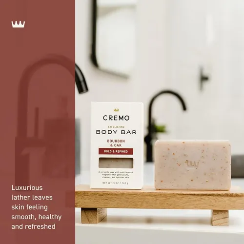 Barra Exfoliante Corporal Cremo Aroma Bourbon Y Roble 148 Ml