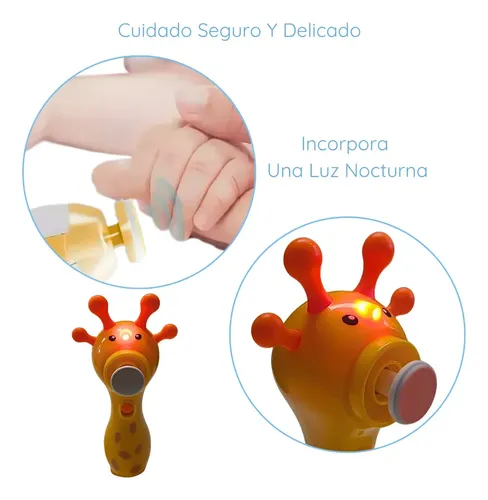 Lima Eléctrica Para Uñas De Bebé Criant Modelo Jirafa