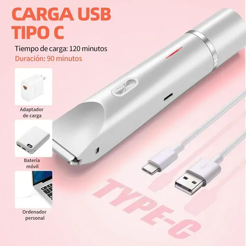 2 En 1 Rasuradora Eléctrica Mujer, Depiladora Facial Mujer