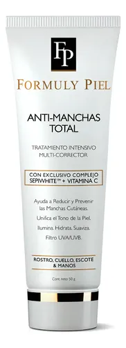 Formuly Piel Crema Anti Manchas Rostro Escote Y Manos X50g. Todo Tipo De Piel Día/noche
