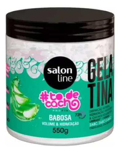 Salon Line Gelatina Babosa Hidratación Y Volumen 550g