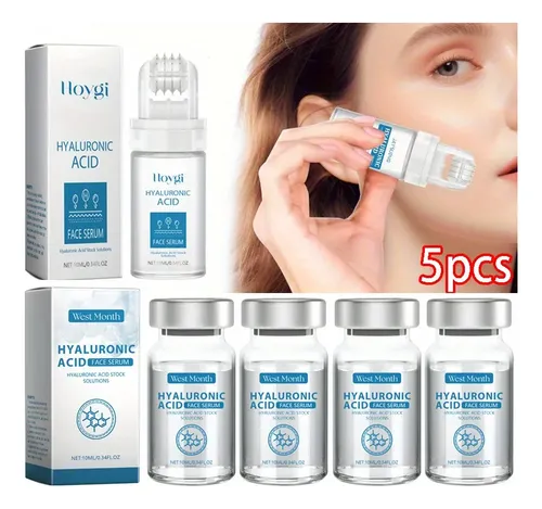 Sérum Facial Con Ácido Hialurónico De 5 Piezas – Un Sérum