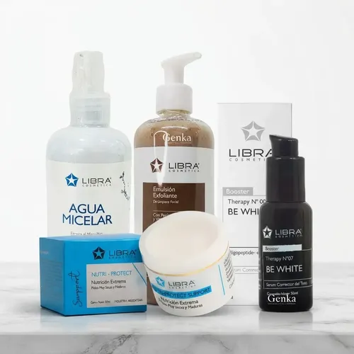 Kit Rutina Skincare Manchas Exfoliante Melanina Libra