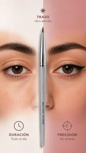 Pincel Delineado Ojos Gel Punta Fina Melody Scher