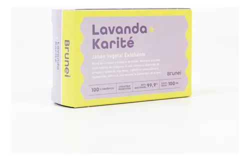 Jabón Vegetal Exfoliante Brunei Beauty 3u X 100g