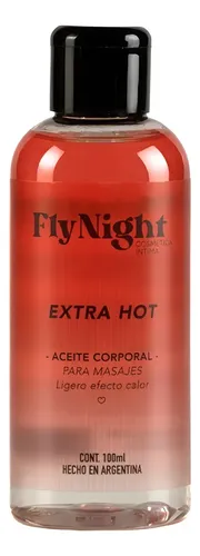 Aceite Para Masaje Calor Body Oil Corporal Fly Night 100ml