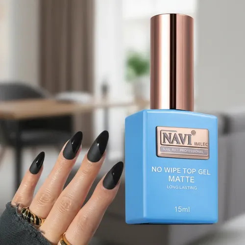 Esmalte Top Coat Efecto Matte 15ml Navi Uv/led Uñas