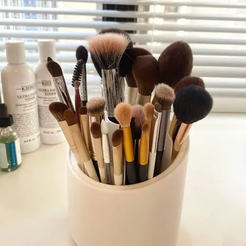 Organizador Cosmetiquero Brochas Y Lápices 360 Giratorio Color Unico