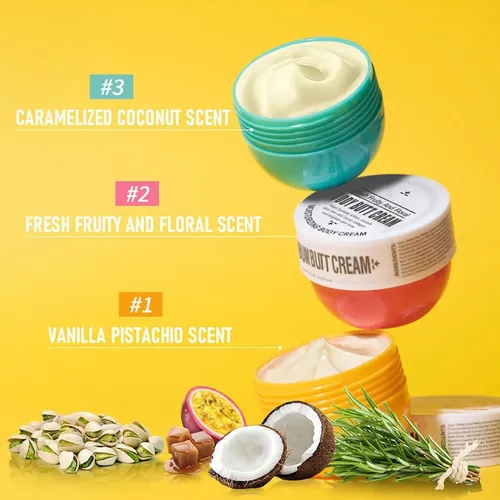 Crema Reafirmante Corporal Con Aroma A Coco Caramelizado