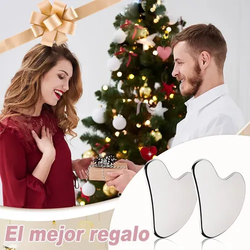 2 Piezas De Gua Sha, Gua Sha Acero Inoxidable, Herramienta