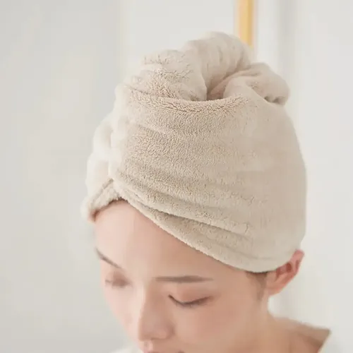 Gorro Toalla Turbante Microfibra Seca Pelo Rápido Animales