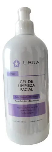Gel Limpieza Facial Sebo Control Libra Cosmética 500g Piel Grasa