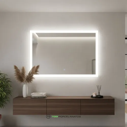 Espejo Luz Led Touch Horizontal 80×60 Dimerizable