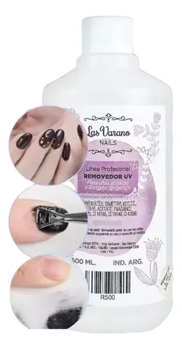 Removedor Esmalte Uv Semipermanente Las Varano 500ml