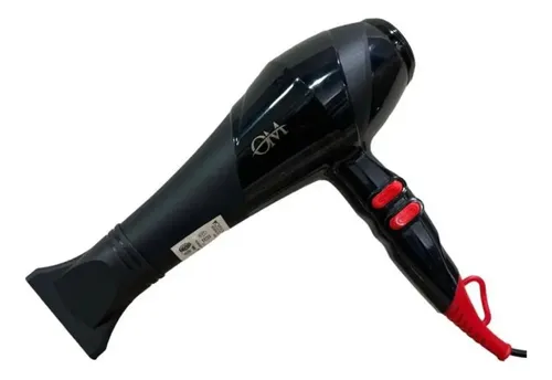 Secador De Pelo Profesional 2000w Frio Calor Color Negro