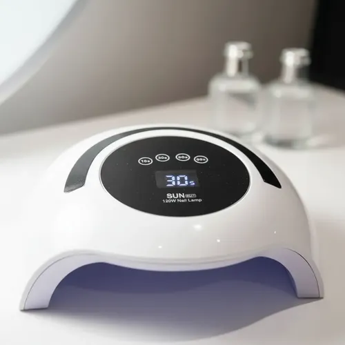 Cabina De Unas Uv Led Sun 120w Color Blanco