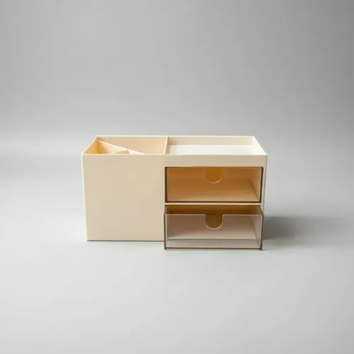 Multiorganizador Acrilico 2 Cajoneras Manicuría Cosmetica