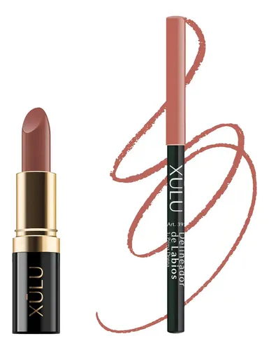 Labial Nude En Barra Línea Naturalmente Nude Xúlu Cosmeticos Color C54